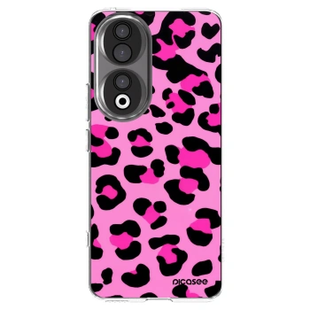 Picasee silikonový průhledný obal pro Honor 90 5G - Pink Tiger