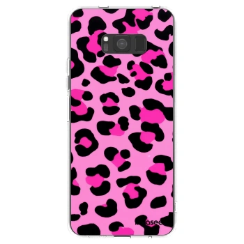 Picasee silikonový průhledný obal pro Samsung Galaxy S8 G950F - Pink Tiger
