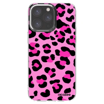 Picasee silikonový průhledný obal pro Apple iPhone 15 Pro Max - Pink Tiger