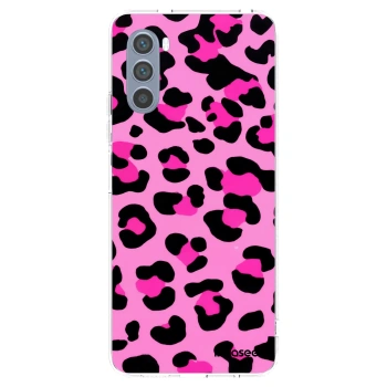 Picasee silikonový průhledný obal pro Motorola Moto G62 - Pink Tiger