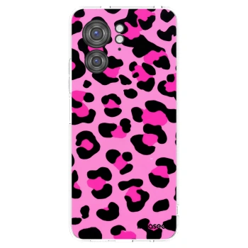 Picasee silikonový průhledný obal pro Motorola Edge 40 - Pink Tiger