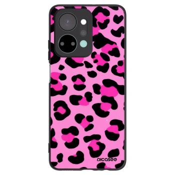 Picasee silikonový černý obal pro Honor X7a - Pink Tiger