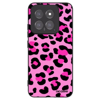 Picasee silikonový černý obal pro Xiaomi 14 - Pink Tiger