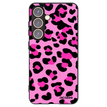 Picasee silikonový černý obal pro Samsung Galaxy S24 S921B 5G - Pink Tiger