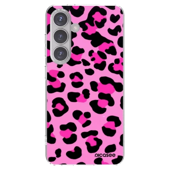 Picasee silikonový průhledný obal pro Samsung Galaxy S24 S921B 5G - Pink Tiger