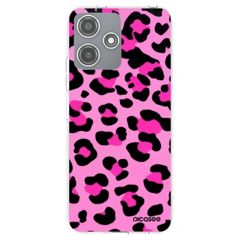 Picasee silikonový průhledný obal pro Xiaomi Redmi 12 5G - Pink Tiger