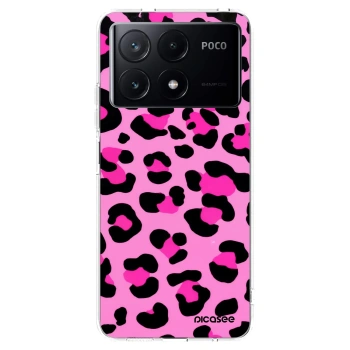 Picasee silikonový průhledný obal pro Xiaomi Poco X6 Pro - Pink Tiger