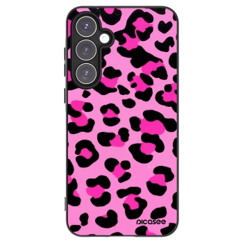 Picasee silikonový černý obal pro Samsung Galaxy A55 5G A556B - Pink Tiger