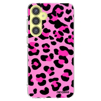 Picasee silikonový průhledný obal pro Samsung Galaxy A35 5G A356B - Pink Tiger