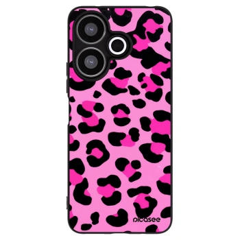 Picasee silikonový černý obal pro Xiaomi Redmi 13 4G - Pink Tiger