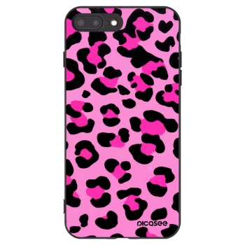 Picasee silikonový černý obal pro Apple iPhone 7 Plus - Pink Tiger