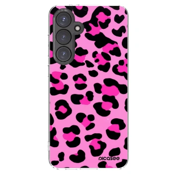 Picasee silikonový průhledný obal pro Samsung Galaxy S24 FE S721B - Pink Tiger