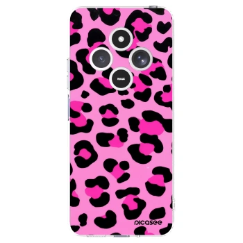 Picasee silikonový průhledný obal pro Xiaomi Redmi 14C - Pink Tiger