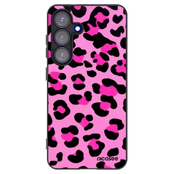 Picasee silikonový černý obal pro Samsung Galaxy S25 5G - Pink Tiger