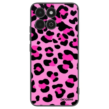 Picasee silikonový černý obal pro Honor 200 Smart 5G - Pink Tiger