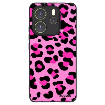 Picasee silikonový černý obal pro Xiaomi Redmi Note 14 4G - Pink Tiger