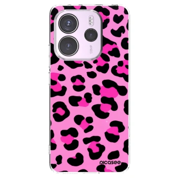 Picasee silikonový průhledný obal pro Xiaomi Redmi Note 14 4G - Pink Tiger