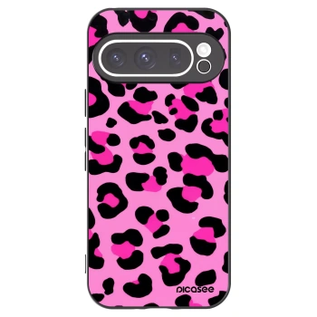 Picasee silikonový černý obal pro Google Pixel 9 Pro - Pink Tiger