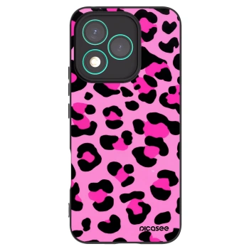 Picasee silikonový černý obal pro Honor 400 Lite 5G - Pink Tiger