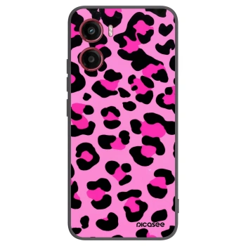 Picasee silikonový černý obal pro Motorola Moto G05 - Pink Tiger