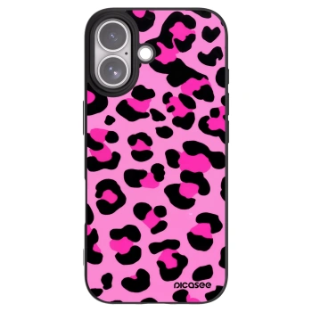 Picasee silikonový černý obal pro Apple iPhone 17 - Pink Tiger