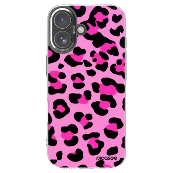 Picasee silikonový průhledný obal pro Apple iPhone 17 - Pink Tiger
