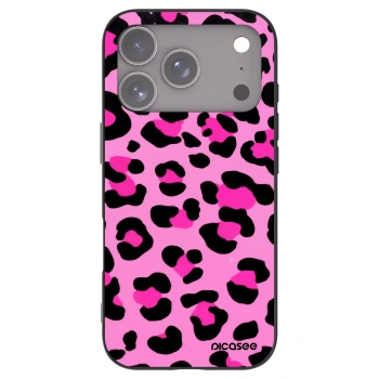 Picasee silikonový černý obal pro Apple iPhone 17 Pro - Pink Tiger