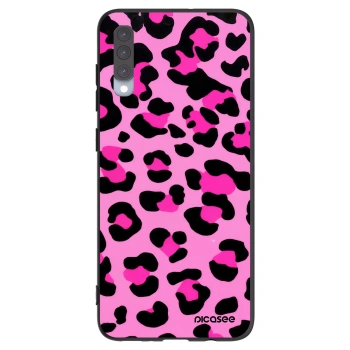 Picasee silikonový černý obal pro Samsung Galaxy A70 A705F - Pink Tiger