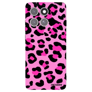 Picasee silikonový černý obal pro Motorola Edge 60 Pro - Pink Tiger