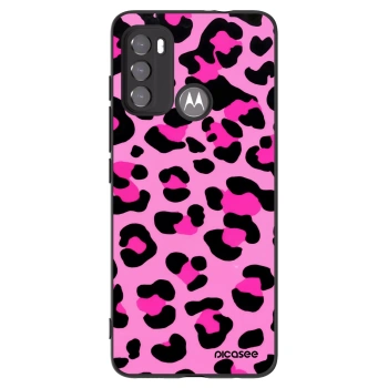 Picasee silikonový černý obal pro Motorola Edge 60 5G - Pink Tiger