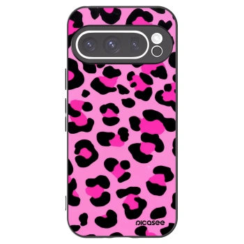 Picasee silikonový černý obal pro Google Pixel 9 Pro XL - Pink Tiger