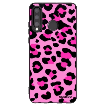 Picasee silikonový černý obal pro Huawei P30 Lite - Pink Tiger