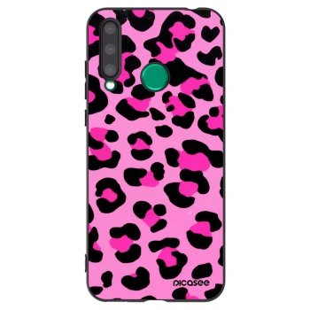 Picasee silikonový černý obal pro Honor 20 Lite - Pink Tiger
