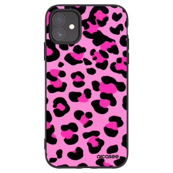 Picasee silikonový černý obal pro Apple iPhone 11 - Pink Tiger