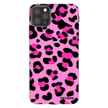 Picasee silikonový průhledný obal pro Apple iPhone 11 Pro Max - Pink Tiger