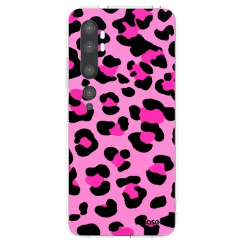 Picasee silikonový průhledný obal pro Xiaomi Mi Note 10 (Pro) - Pink Tiger