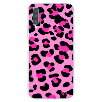 Picasee silikonový průhledný obal pro Samsung Galaxy A30s A307F - Pink Tiger