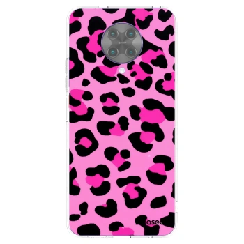Picasee silikonový průhledný obal pro Xiaomi Poco F2 Pro - Pink Tiger