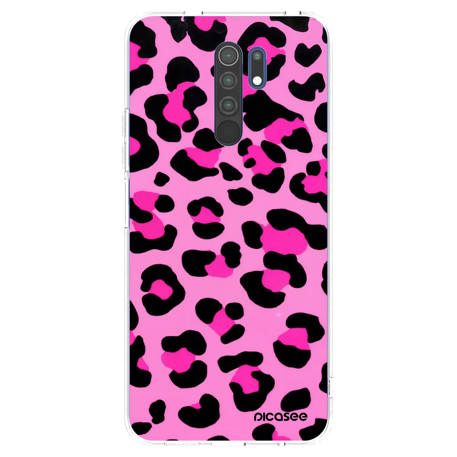 Picasee silikonový průhledný obal pro Xiaomi Redmi 9 - Pink Tiger