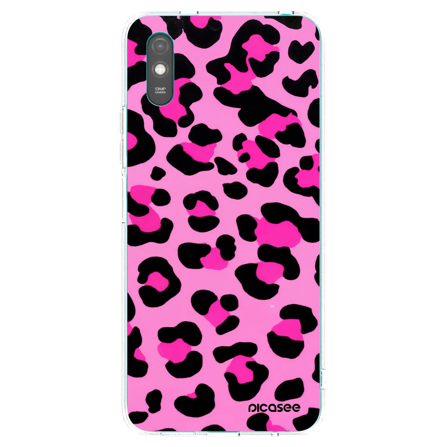 Picasee silikonový průhledný obal pro Xiaomi Redmi 9A - Pink Tiger