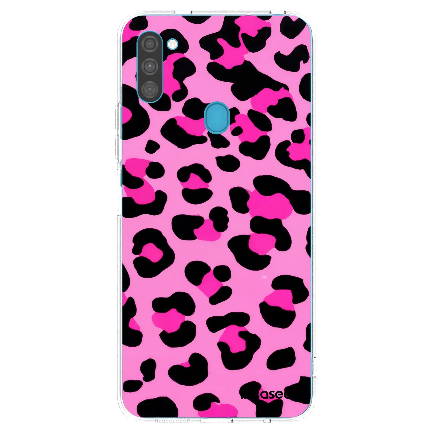 Picasee silikonový průhledný obal pro Samsung Galaxy M11 - Pink Tiger