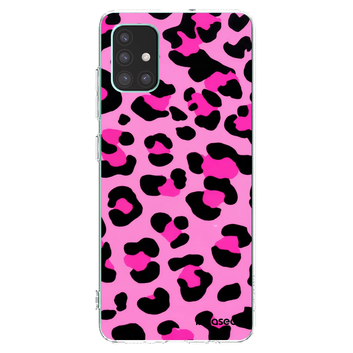 Picasee silikonový průhledný obal pro Samsung Galaxy M51 M515F - Pink Tiger