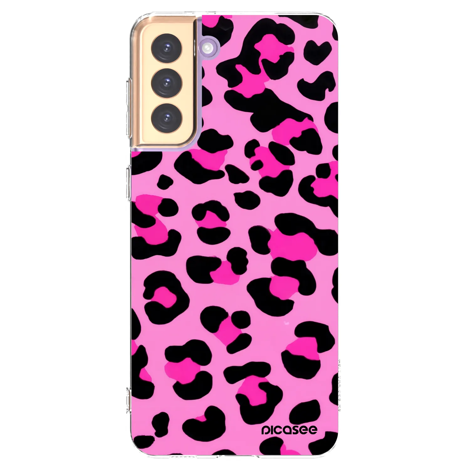 Picasee silikonový průhledný obal pro Samsung Galaxy S21+ 5G G996F - Pink Tiger