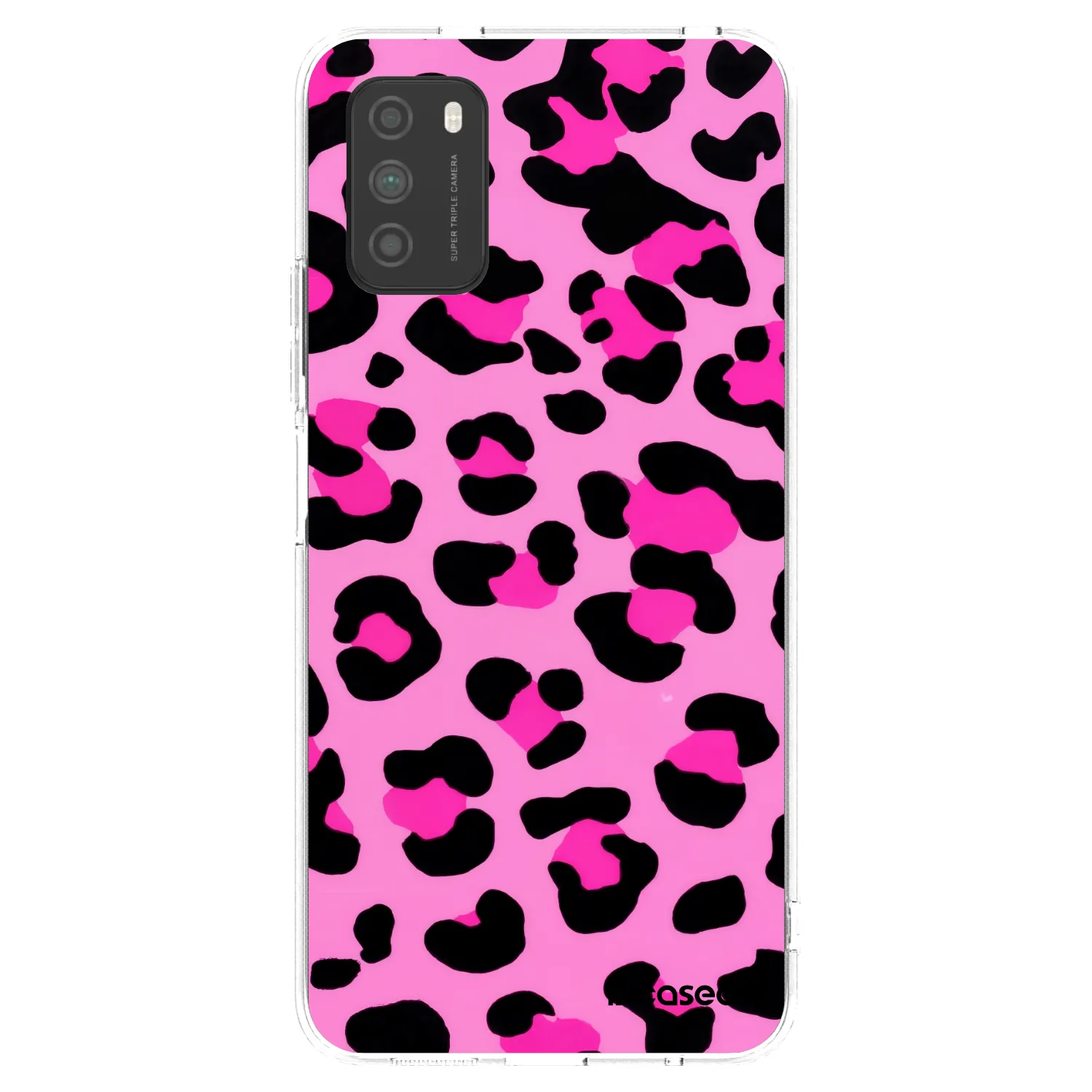 Picasee silikonový průhledný obal pro Xiaomi Poco M3 - Pink Tiger