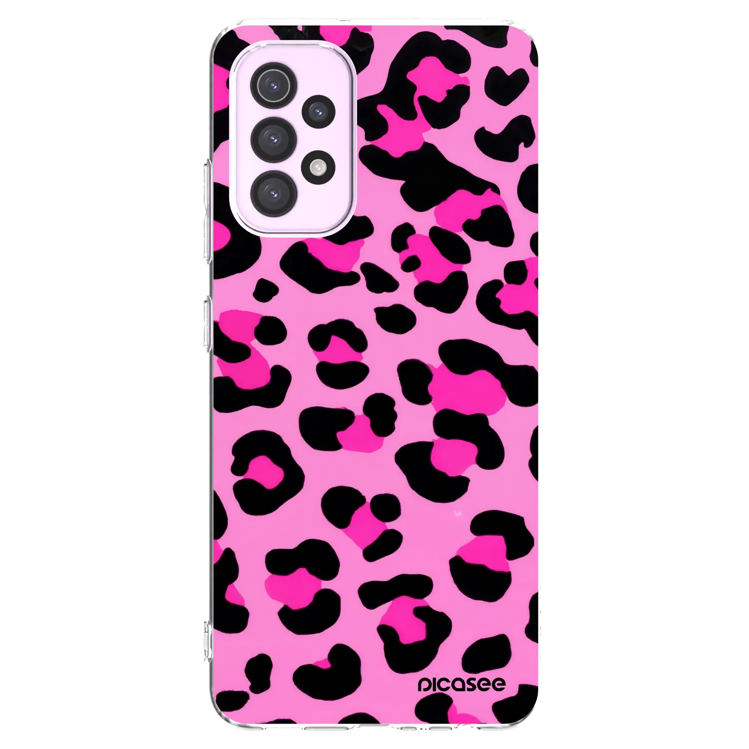 Picasee silikonový průhledný obal pro Samsung Galaxy A32 5G A326B - Pink Tiger