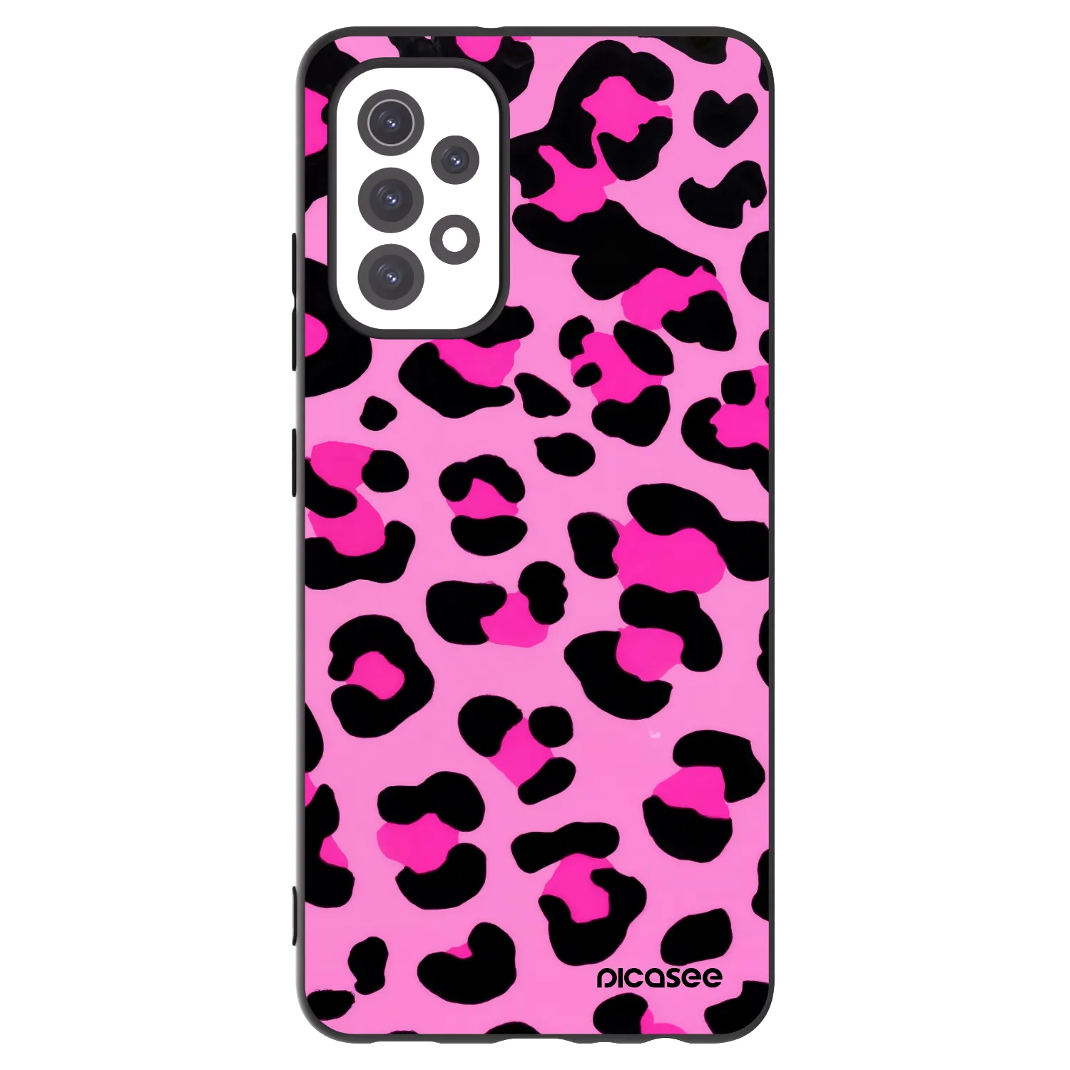 Picasee silikonový černý obal pro Samsung Galaxy A32 5G A326B - Pink Tiger