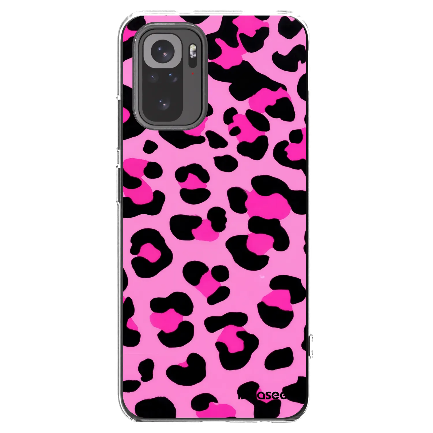 Picasee silikonový průhledný obal pro Xiaomi Redmi Note 10S - Pink Tiger
