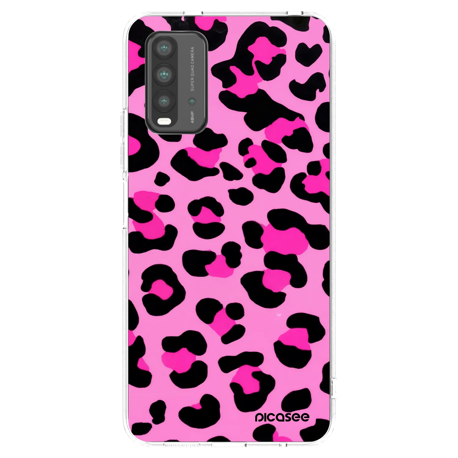 Picasee silikonový černý obal pro Xiaomi Redmi 9T - Pink Tiger