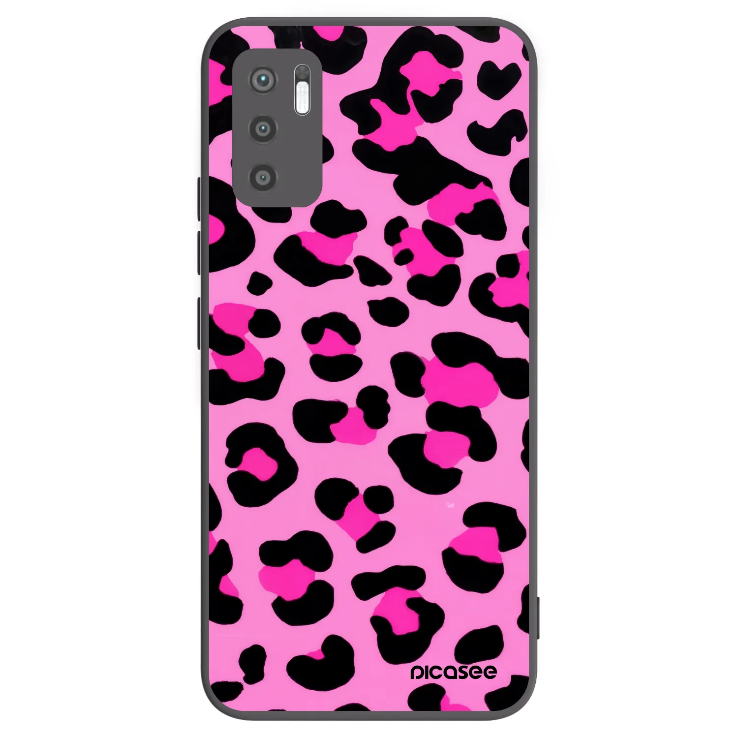 Picasee silikonový černý obal pro Xiaomi Redmi Note 10 5G - Pink Tiger