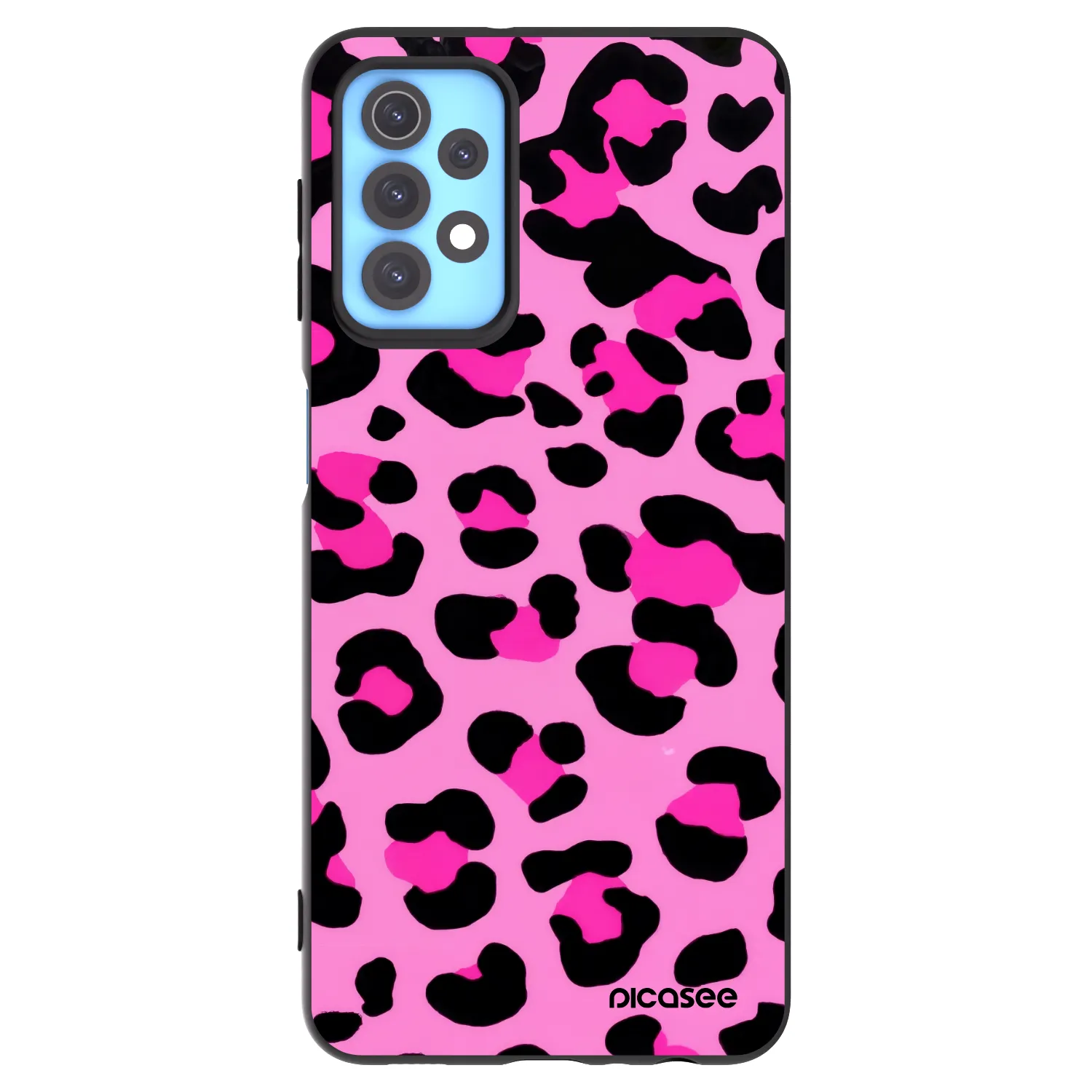 Picasee silikonový černý obal pro Samsung Galaxy A32 4G SM-A325F - Pink Tiger